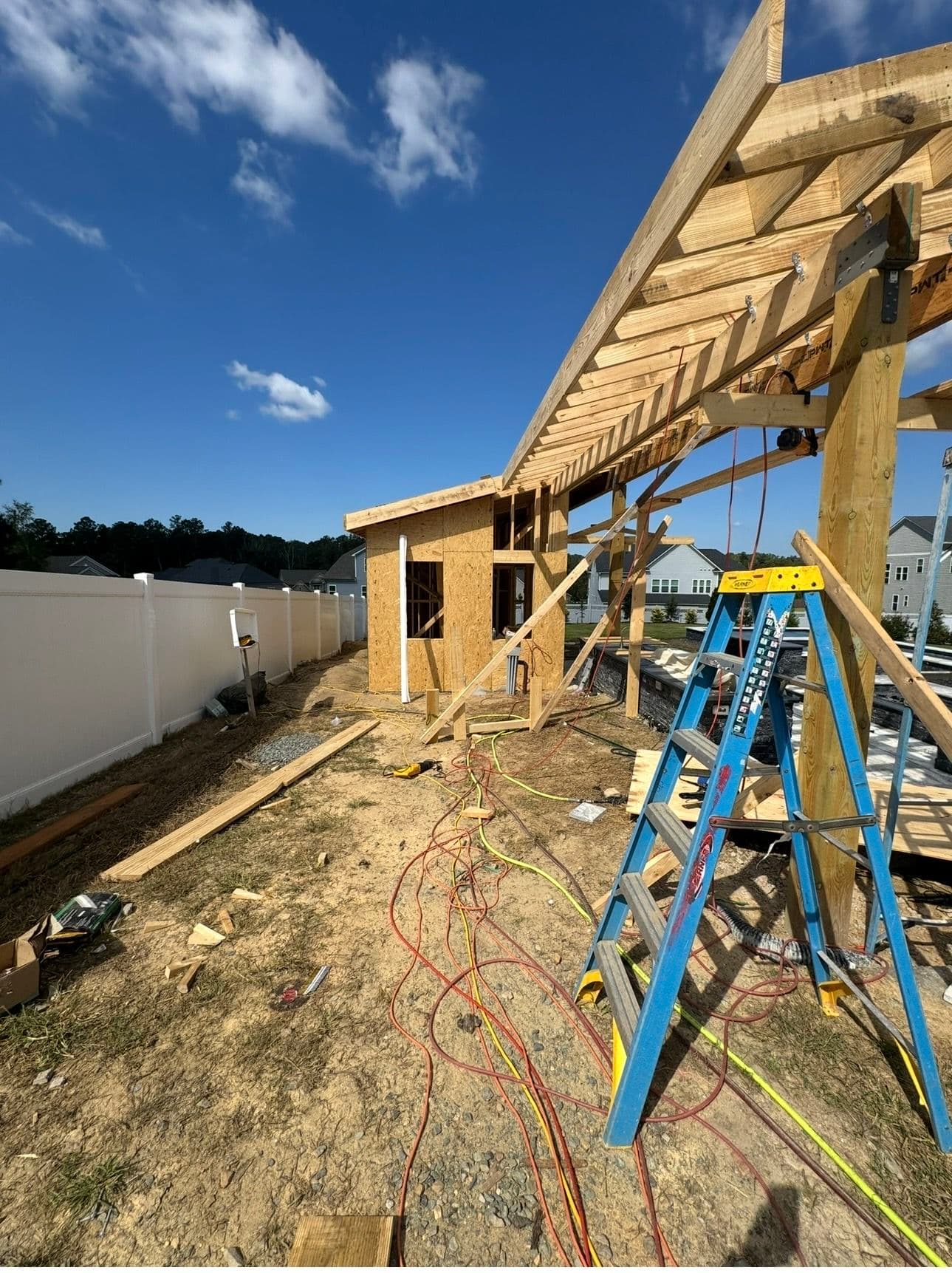 Gallery photos for Custom Pool House Build in Apex Adds Function and Style: Image #3