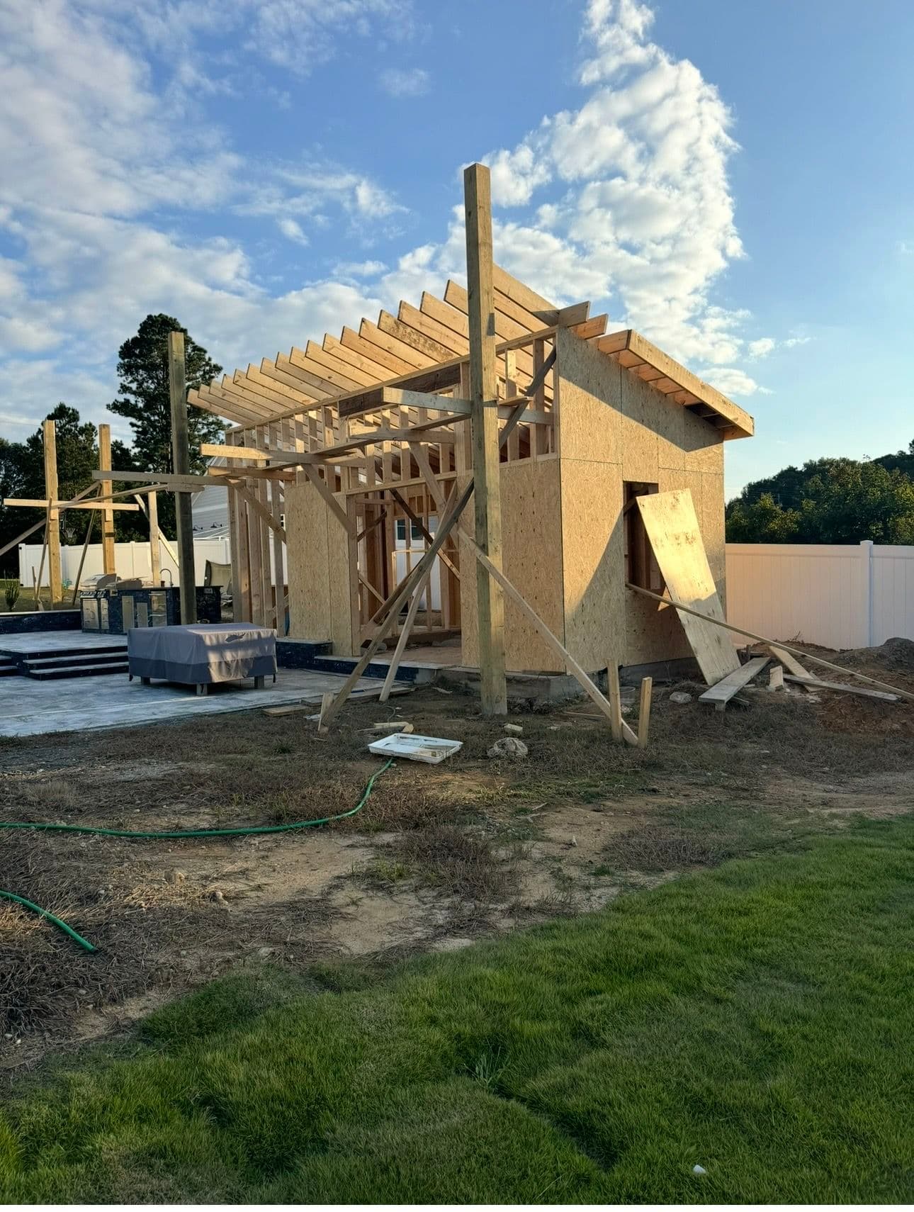 Gallery photos for Custom Pool House Build in Apex Adds Function and Style: Image #2