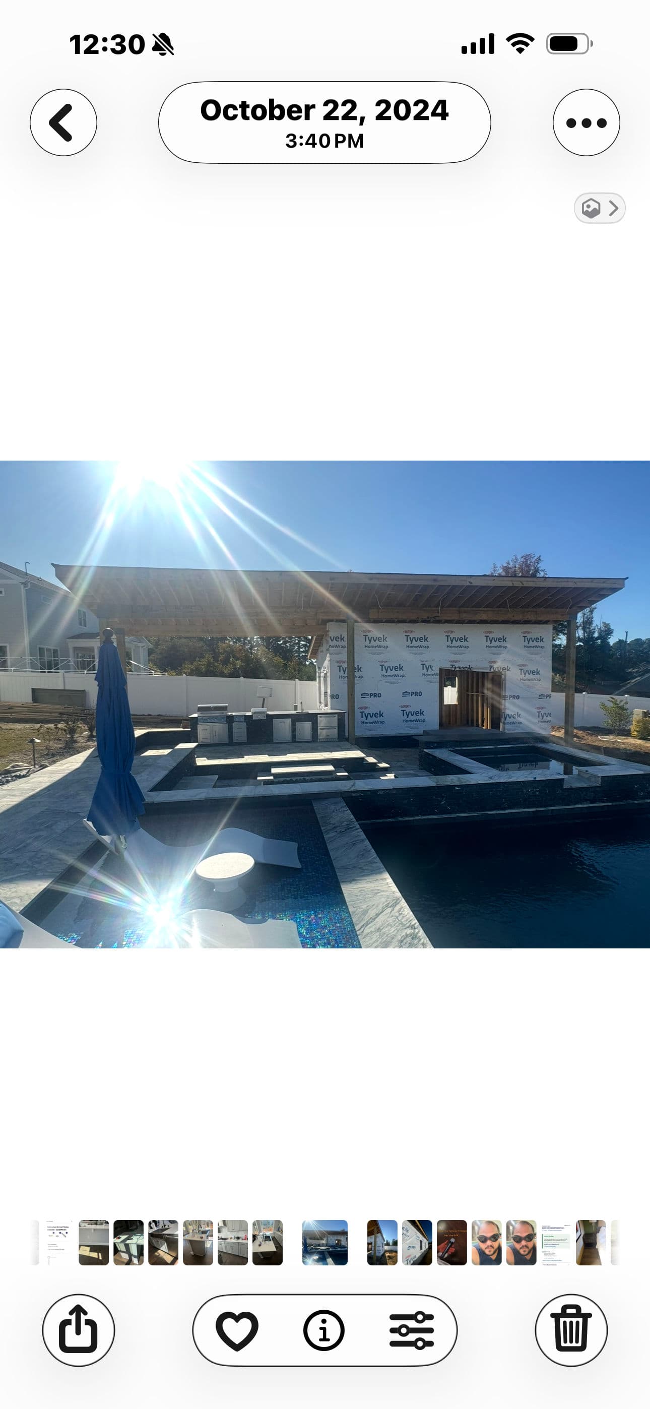 Gallery photos for Custom Pool House Build in Apex Adds Function and Style: Image #6