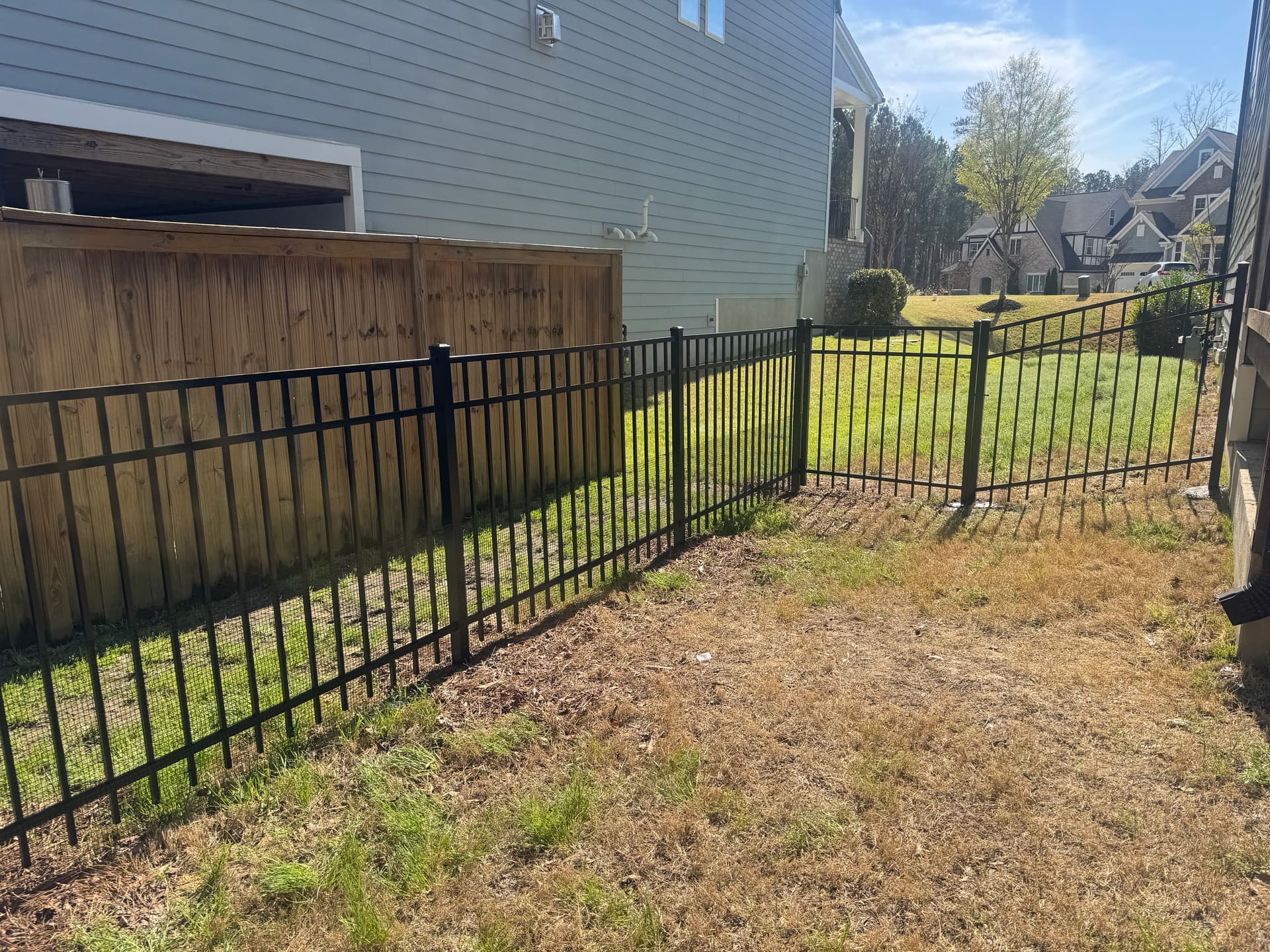 Gallery photos for Custom Black Metal Fence Installation That Looks Sharp and Holds Up: Image #6