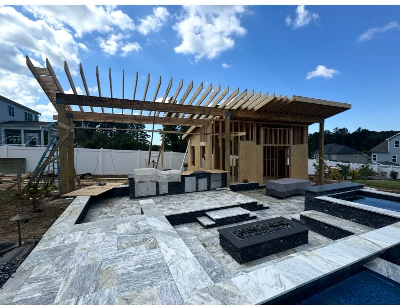 Gallery photos for Custom Pool House Build in Apex Adds Function and Style: Image #4