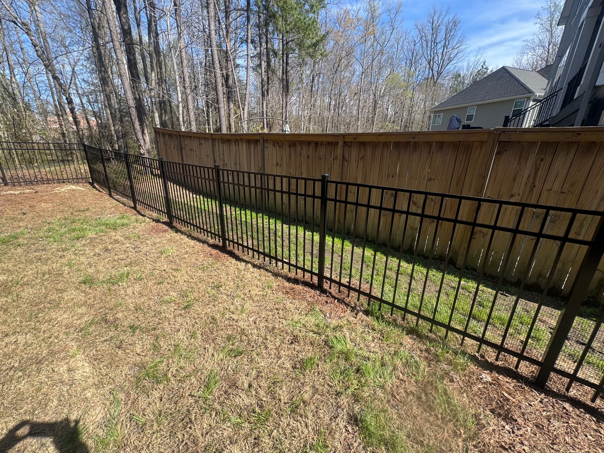 Gallery photos for Custom Black Metal Fence Installation That Looks Sharp and Holds Up: Image #3