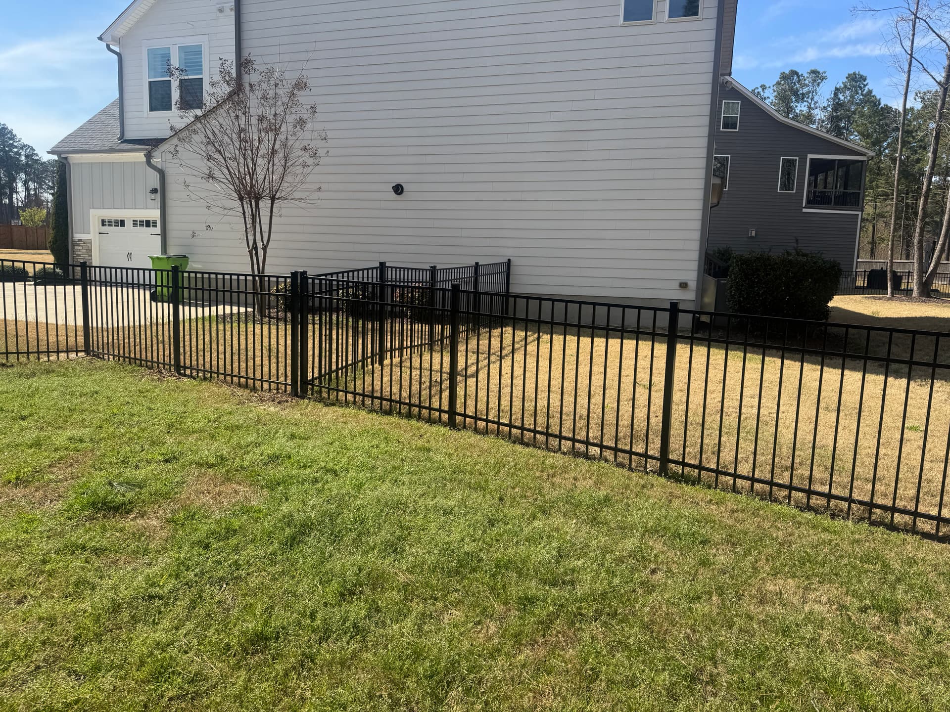 Gallery photos for Custom Black Metal Fence Installation That Looks Sharp and Holds Up: Image #2